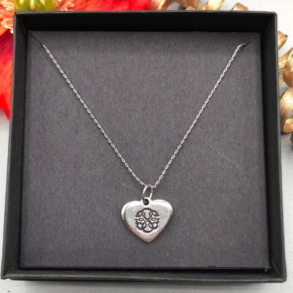 Alex and Ani Jewelry - Alex And Ani Path Of Life Silver Tone Heart Pendant Adjustable Necklace